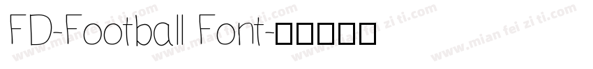 FD-Football Font字体转换